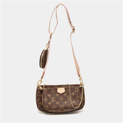 louis vuitton rose clair monogram canvas multi pochette accessoires|Louis Vuitton mini monogram.